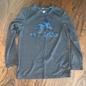 YM 10-12 climalite ADIDAS long sleeve shirt